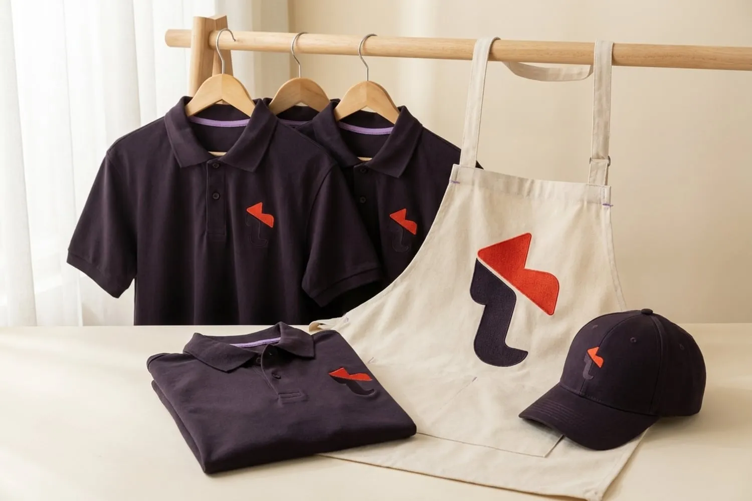 Imagen ilustrativa: uniformes para el equipo de su negocio